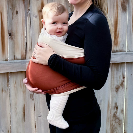 Baby Wrap Sling Carrier – Soft, Adjustable Baby Wrap for Comfort