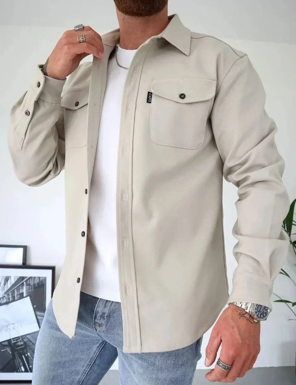 Shirt Jacket Men – Stylish Casual Outerwear for All Seasons