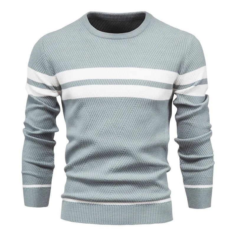 Men's Knitted Sweater – Cozy Pullover for Casual Wear