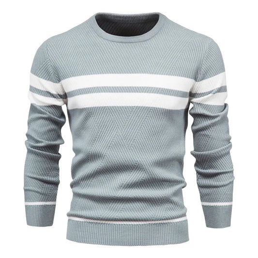 Men's Knitted Sweater – Cozy Pullover for Casual Wear