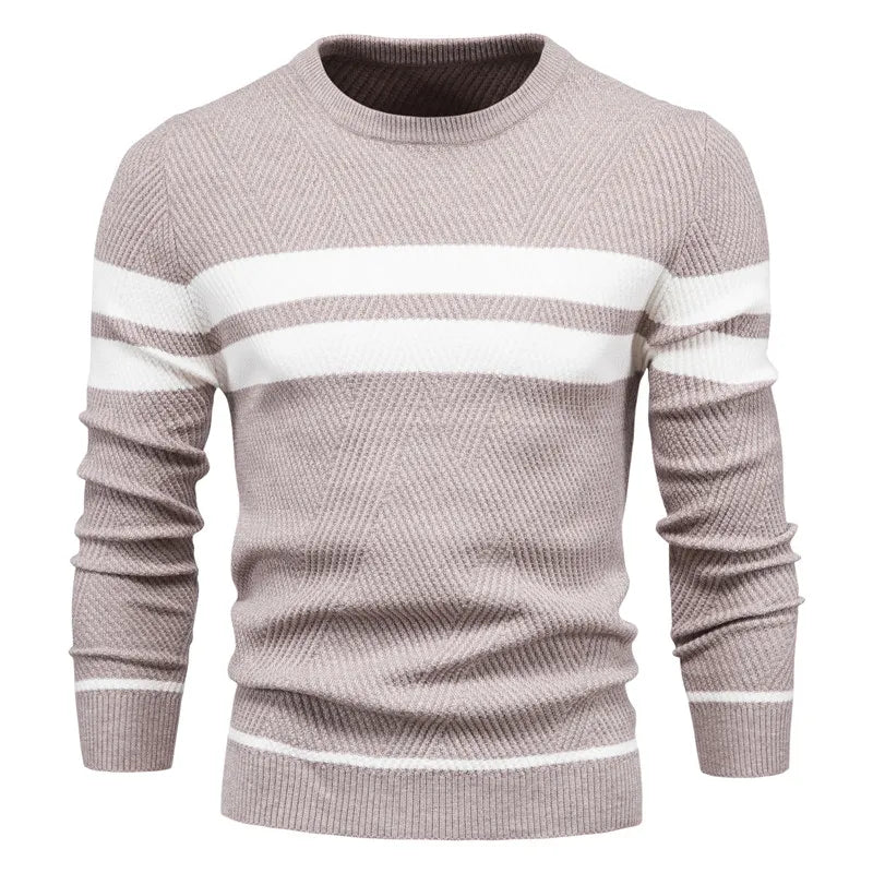 Men's Knitted Sweater – Cozy Pullover for Casual Wear