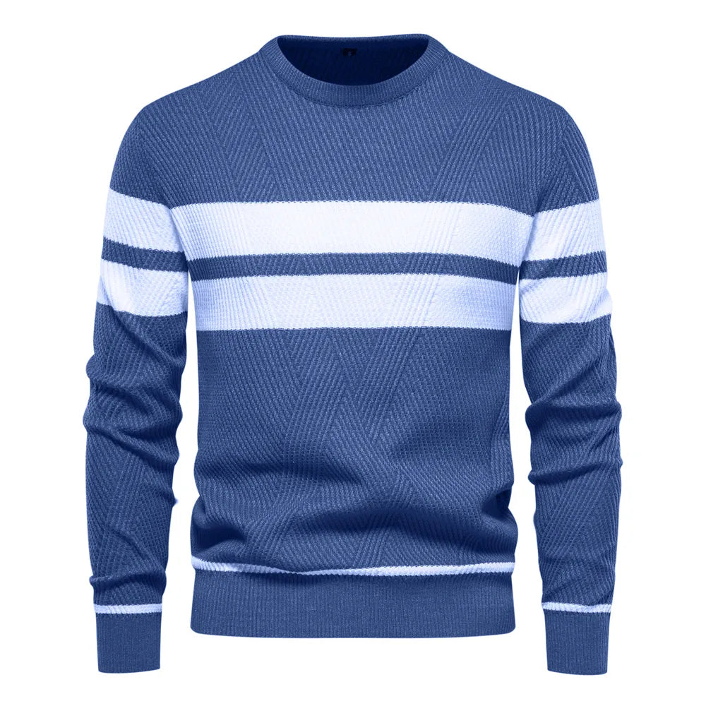 Men's Knitted Sweater – Cozy Pullover for Casual Wear