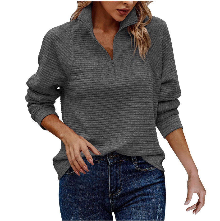 V-Neck Women's Sweater – Elegant Knit Top for Casual or Dressy Occasions