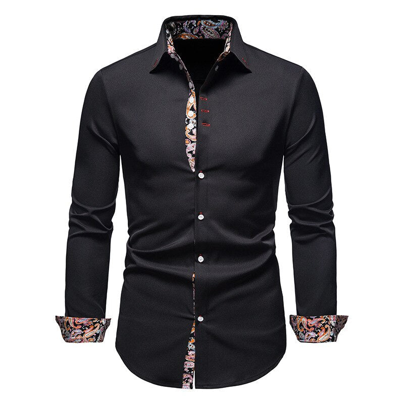 Anti-Wrinkle Dress Shirt – Men's Stylish, Comfortable, and Breathable Formal Wear