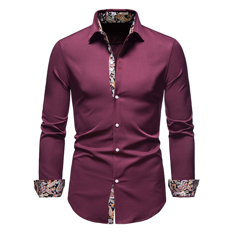 Anti-Wrinkle Dress Shirt – Men's Stylish, Comfortable, and Breathable Formal Wear