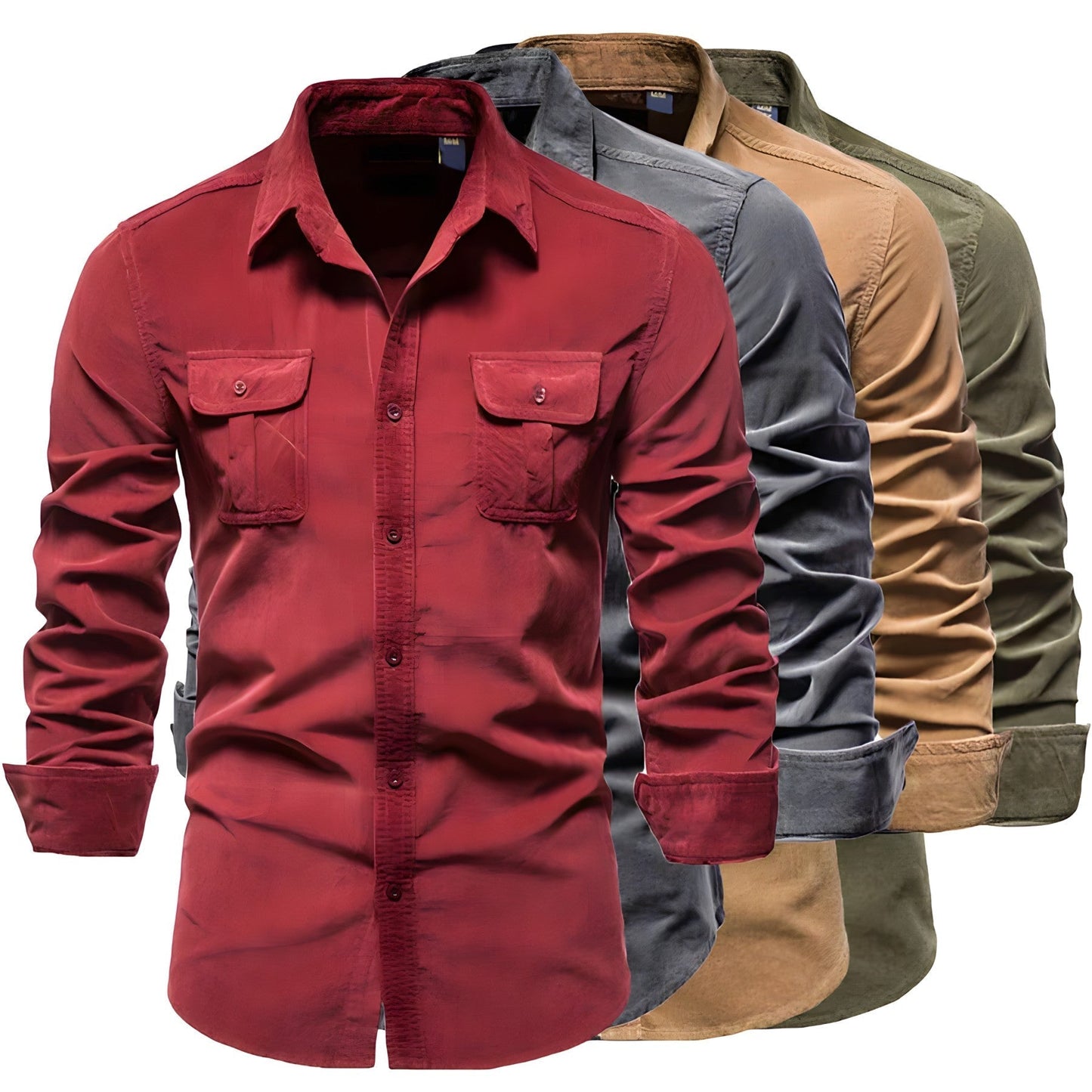 Men's Casual Shirt – Stylish Cotton Button-Up for Everyday Wear