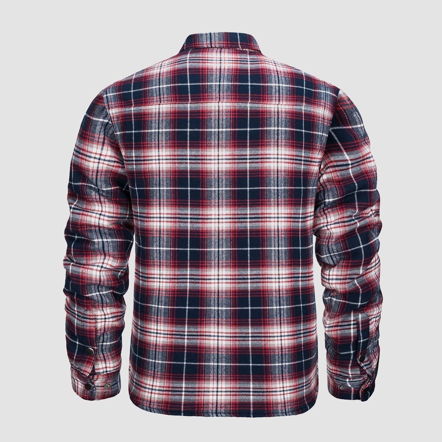 Flannel Jacket for Men – Striped Casual Outerwear for Fall