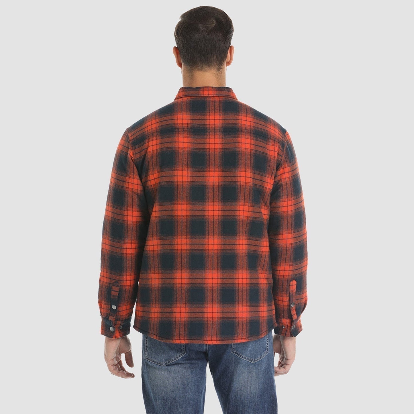 Flannel Jacket for Men – Striped Casual Outerwear for Fall