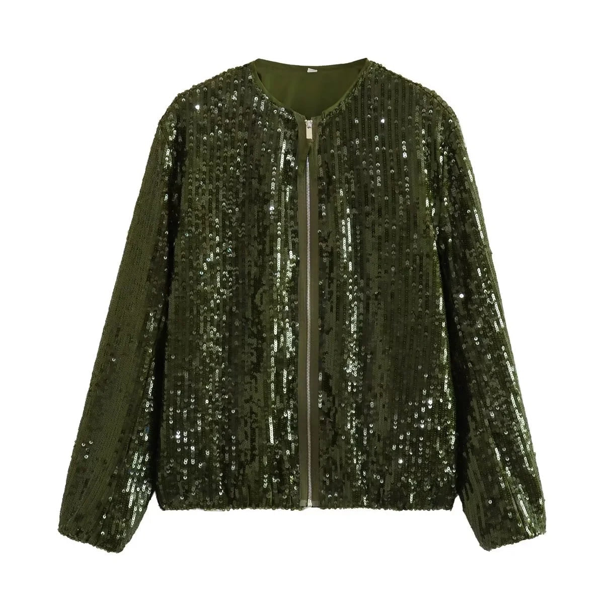 Sequined Bomber Jacket Women – Stylish Sparkly Outerwear for Parties