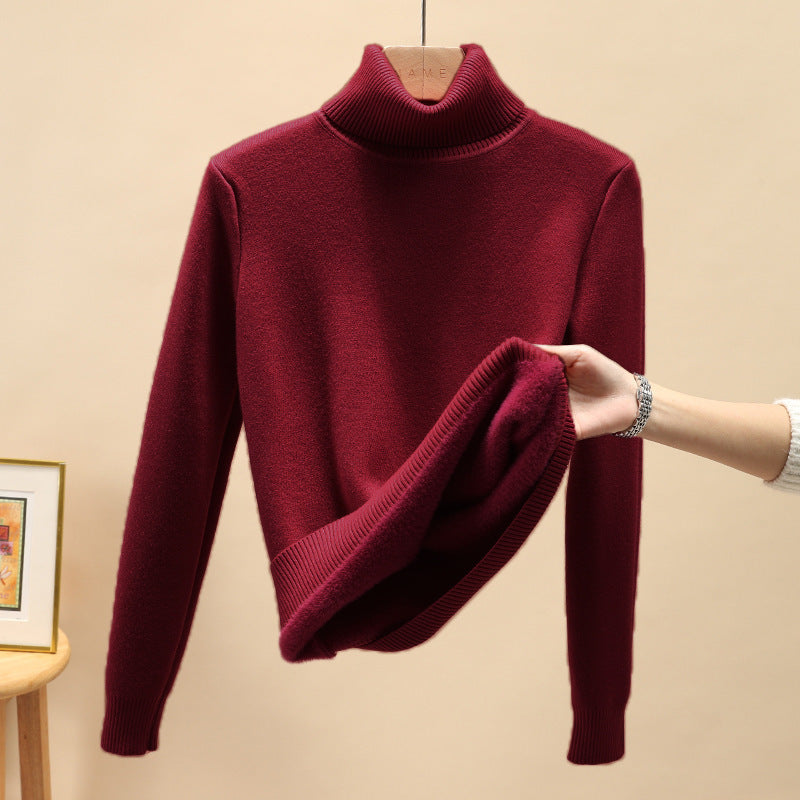 Warm Knit Sweater Women – Cozy Pullover for Winter Style