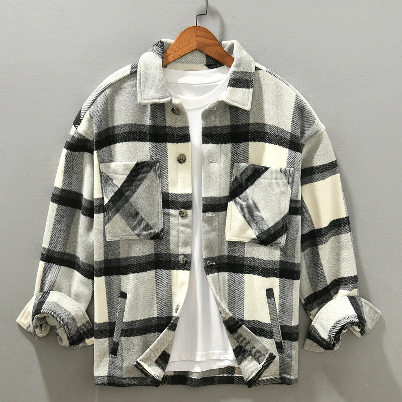 Flannel Jacket for Men – Cozy Plaid Outerwear for Fall