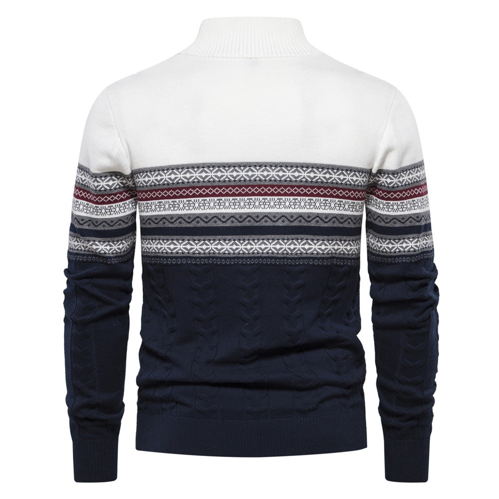 Retro Pattern Sweater – High-Quality Knitwear for Stylish Outfits