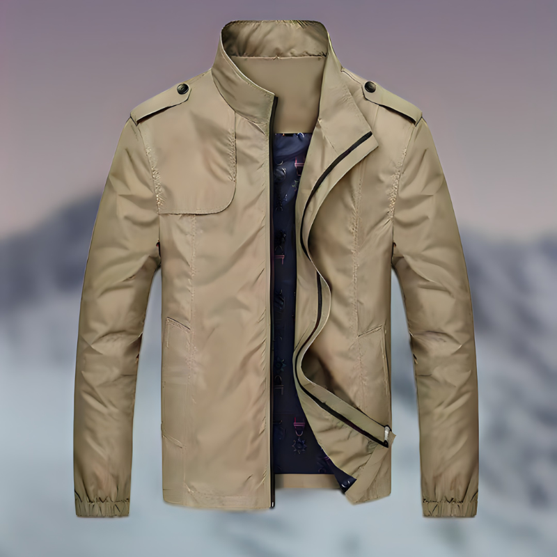 Men's Modern Jacket – Stylish Stand-Up Collar Outerwear