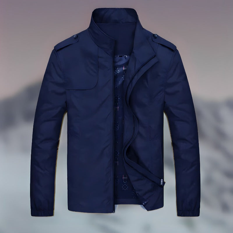 Men's Modern Jacket – Stylish Stand-Up Collar Outerwear