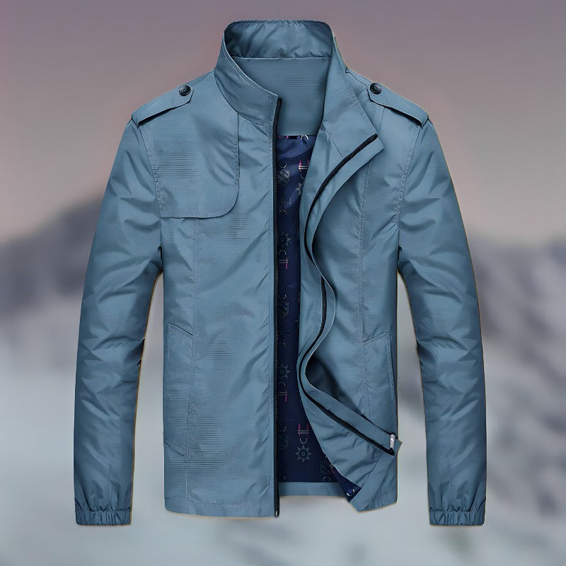 Men's Modern Jacket – Stylish Stand-Up Collar Outerwear