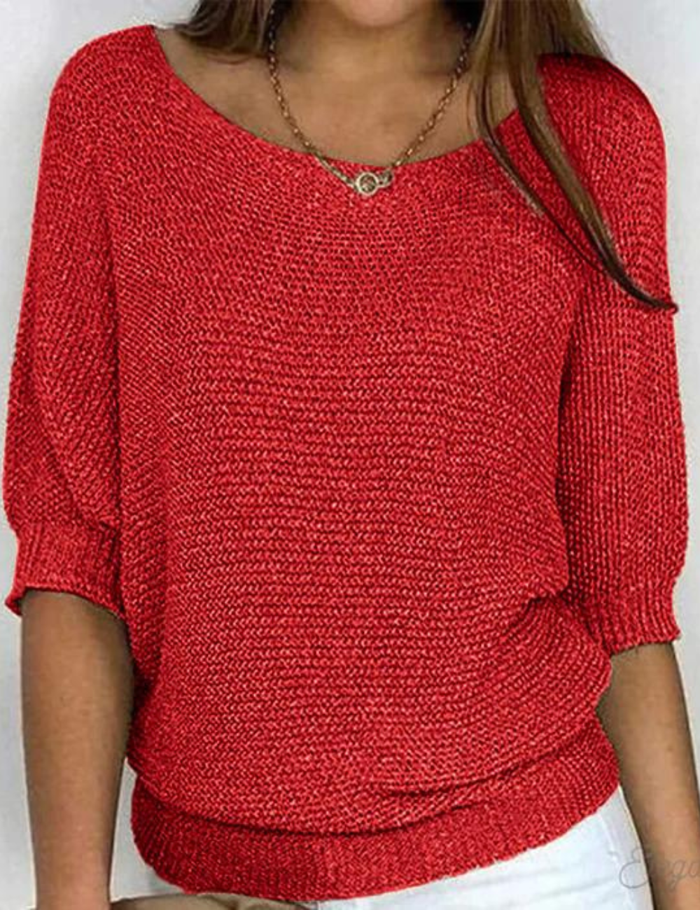 Cozy Knit Sweater Women – Soft Pullover for Casual Wear