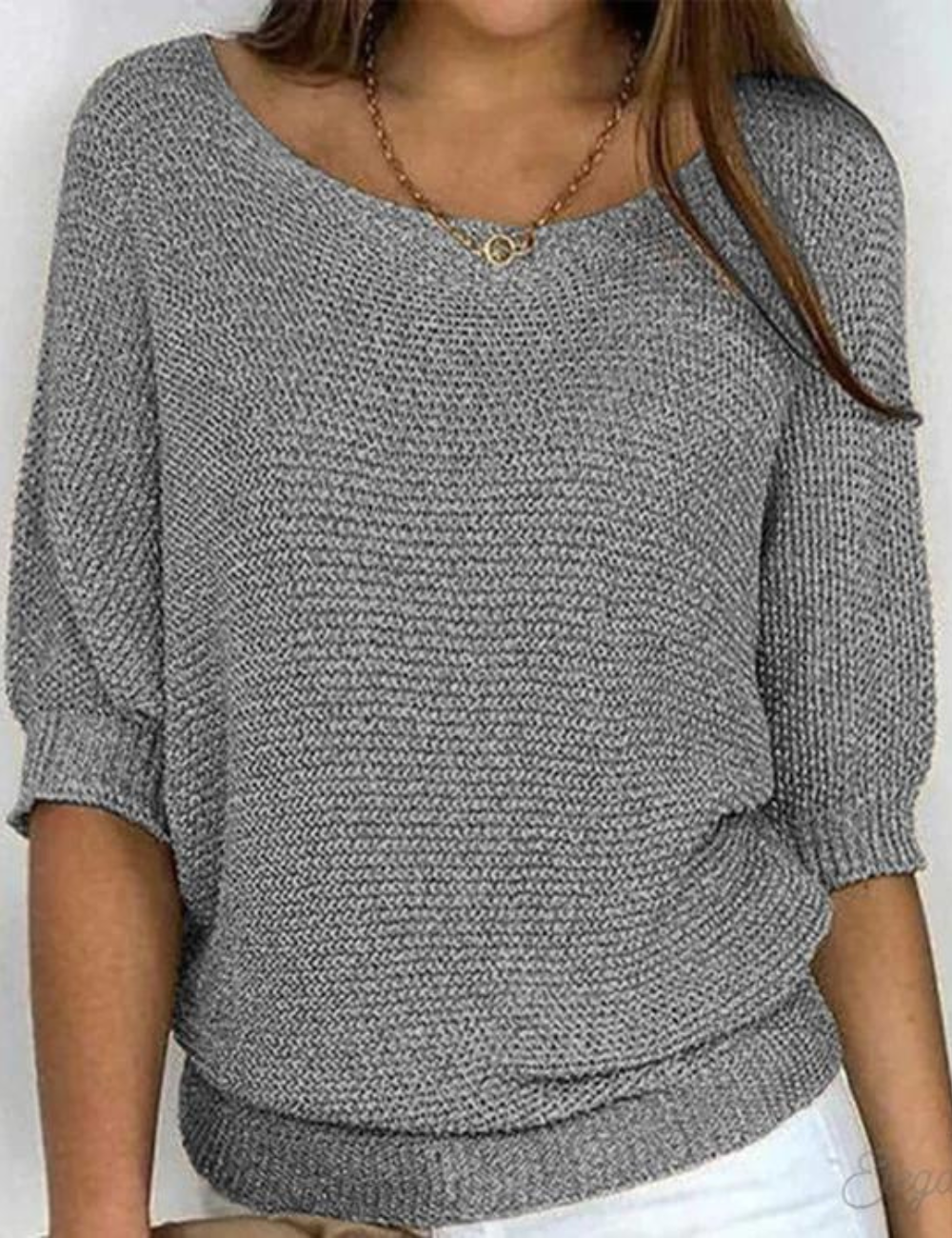 Cozy Knit Sweater Women – Soft Pullover for Casual Wear