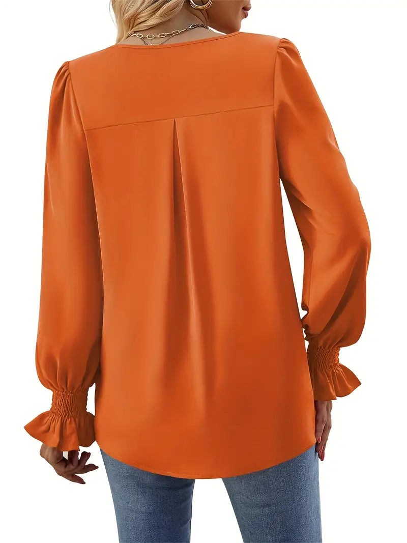 Casual Blouse Women – Elegant Top for Work and Play