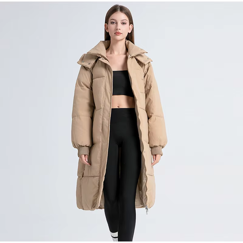 Winter Coat Women – Stylish Warm Jacket with Hood and Pockets