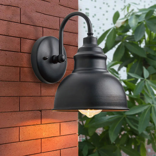Waterproof Garden Wall Light – Vintage Outdoor Lantern for Terrace Decor
