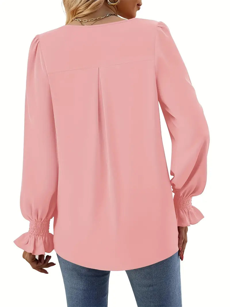 Casual Blouse Women – Elegant Top for Work and Play