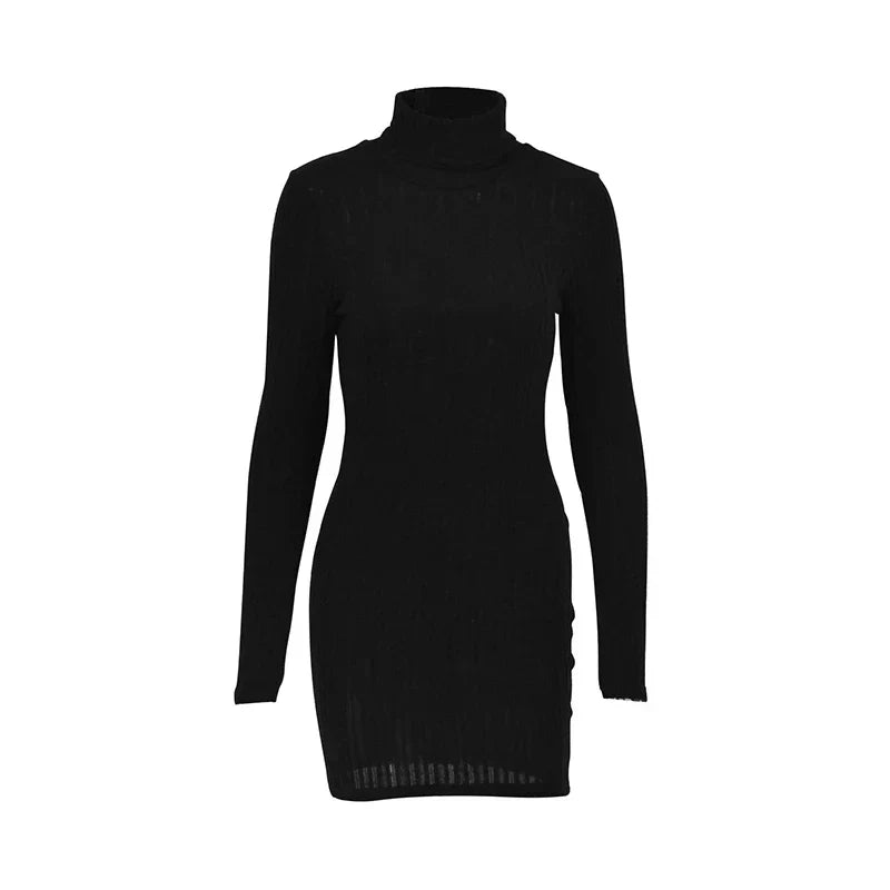 Elegant Knit Dress – Sexy Sleeveless Bodycon for Women