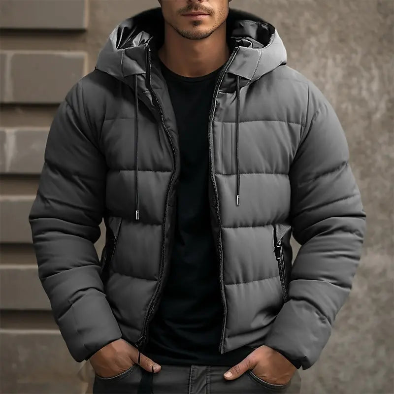 Winter Jacket Men – Ultra-Warm Padded Coat for Cold Weather