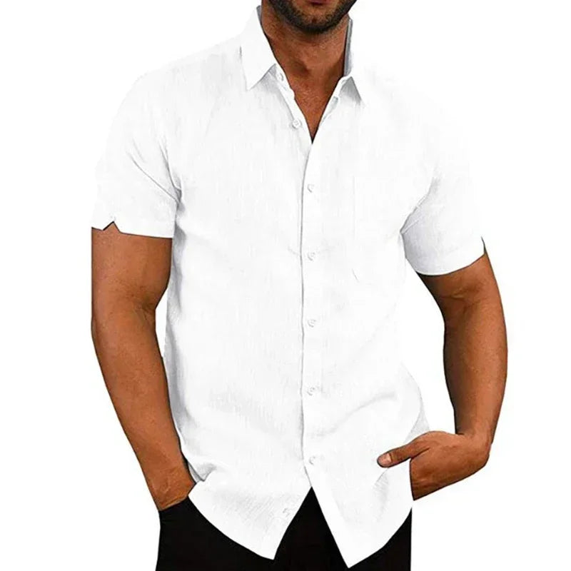 Casual Shirt for Men – Lightweight Cotton Button-Up with Stylish Fit