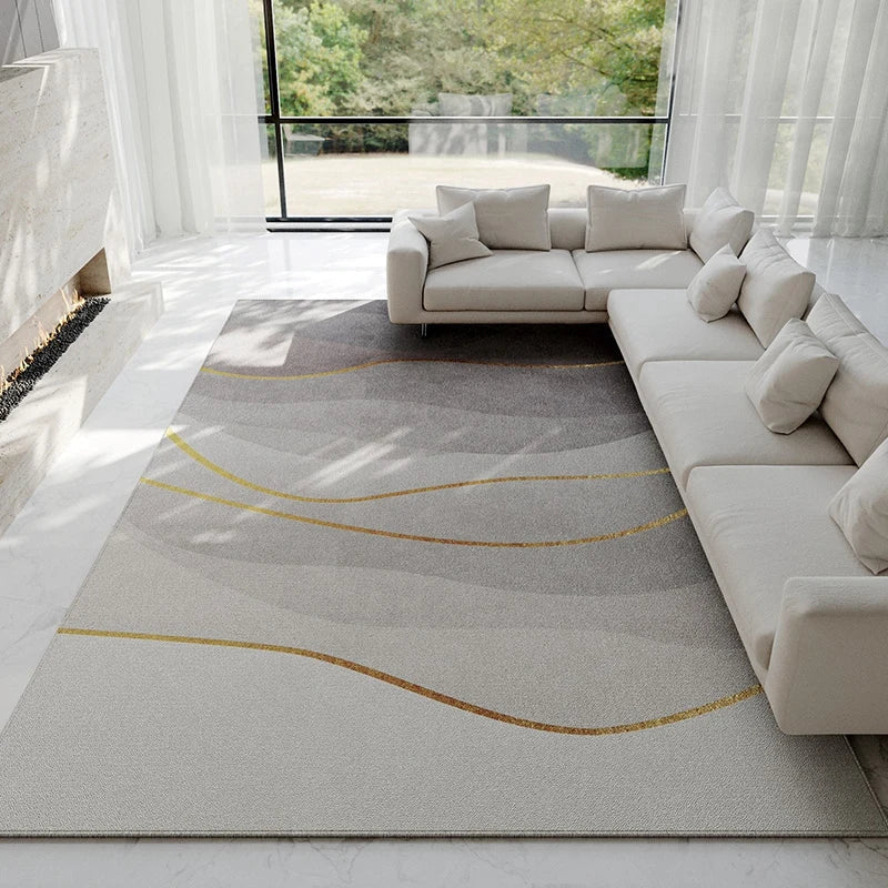 Soft Non-Slip Area Rug – High-Pile Cozy Carpet for Bedrooms and Living Rooms
