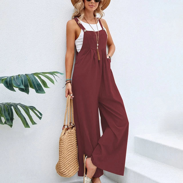 Summer Overalls for Women – Stylish Lightweight Jumpsuit for Casual Wear