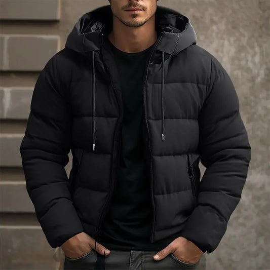 Winter Jacket Men – Ultra-Warm Padded Coat for Cold Weather