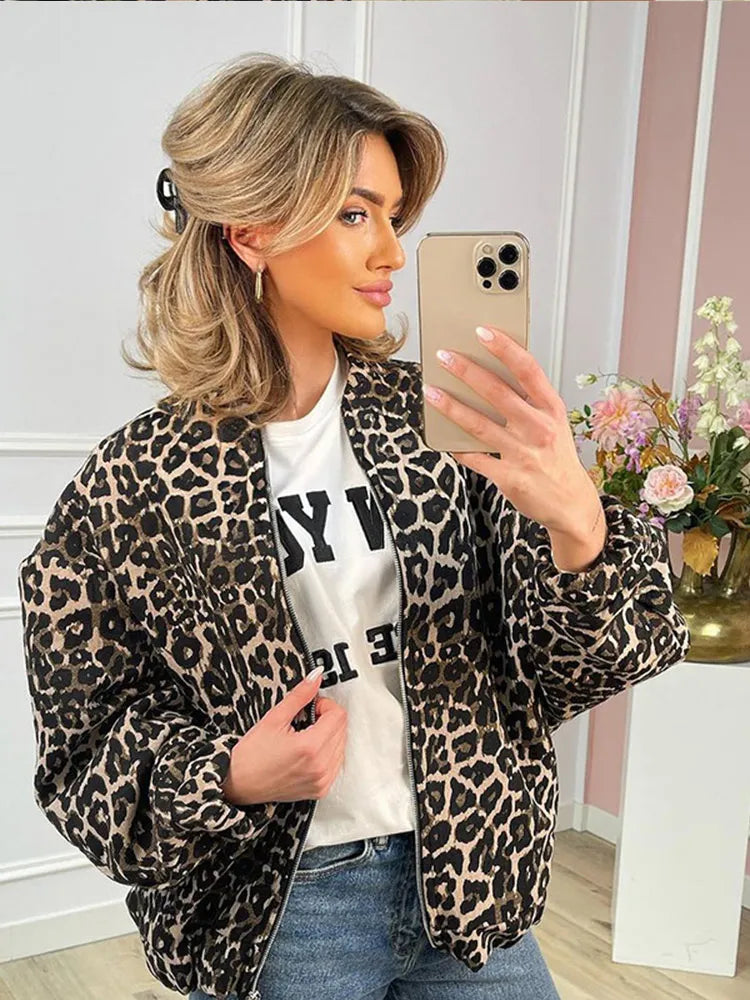 Leopard Jacket Women – Stylish Animal Print Outerwear for Fall