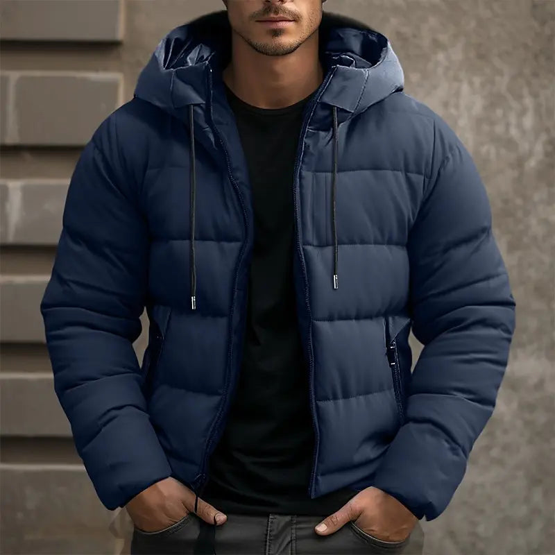 Winter Jacket Men – Ultra-Warm Padded Coat for Cold Weather