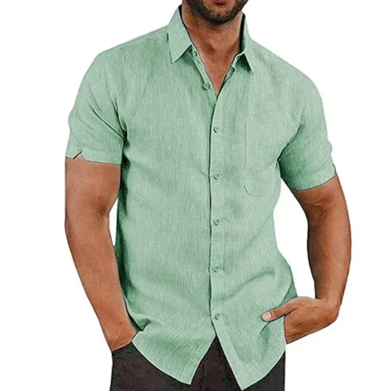 Casual Shirt for Men – Lightweight Cotton Button-Up with Stylish Fit