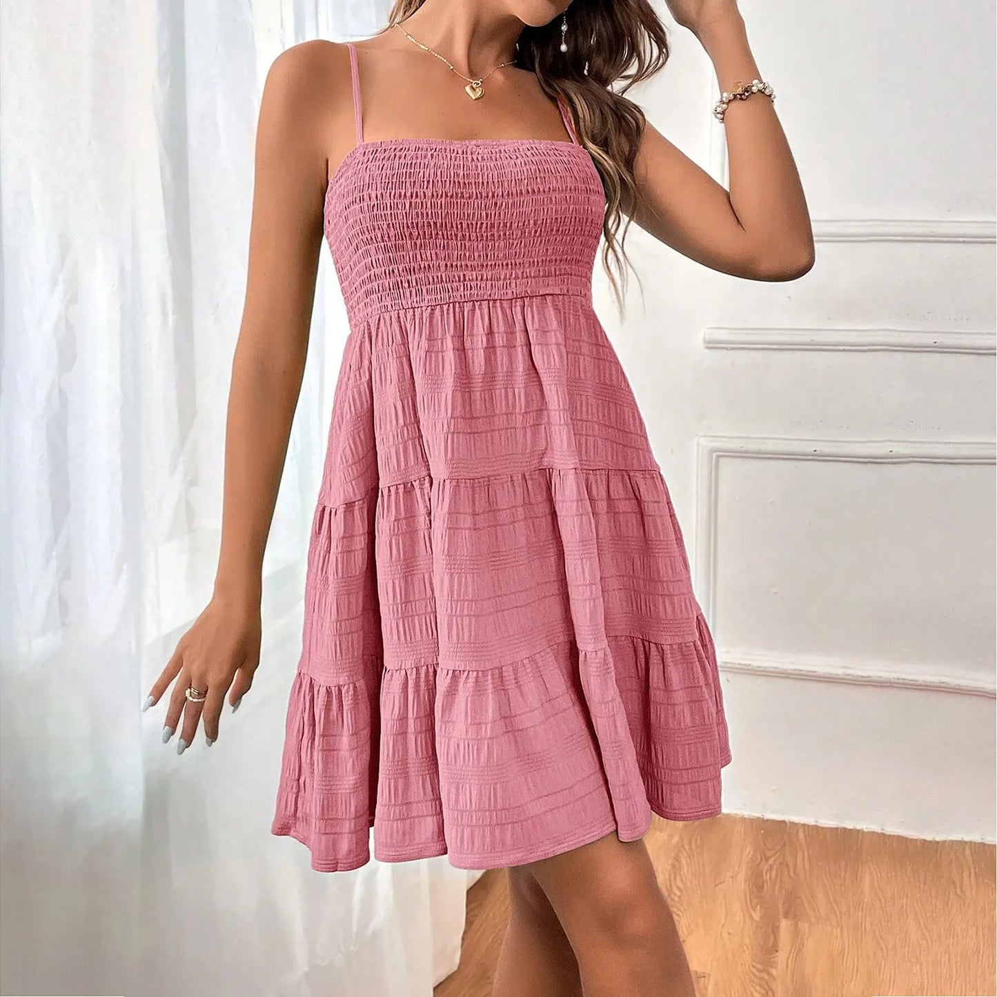 Summer Beach Dress – Lightweight Casual Sundress for Women