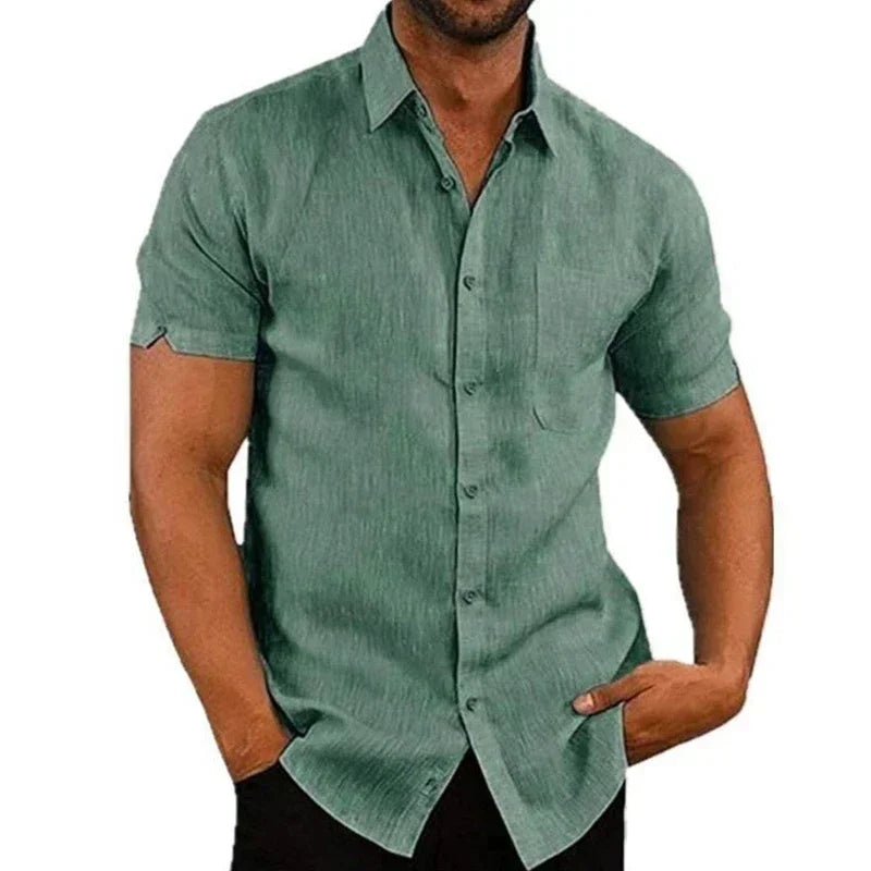 Casual Shirt for Men – Lightweight Cotton Button-Up with Stylish Fit