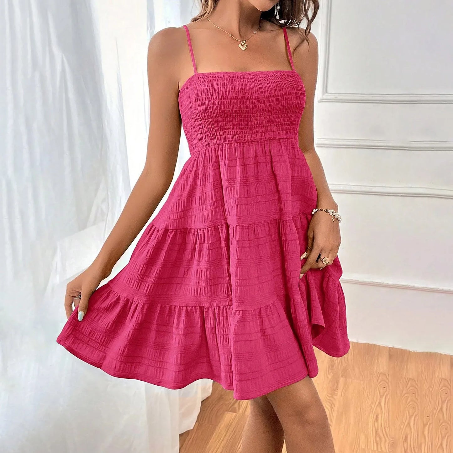 Summer Beach Dress – Lightweight Casual Sundress for Women