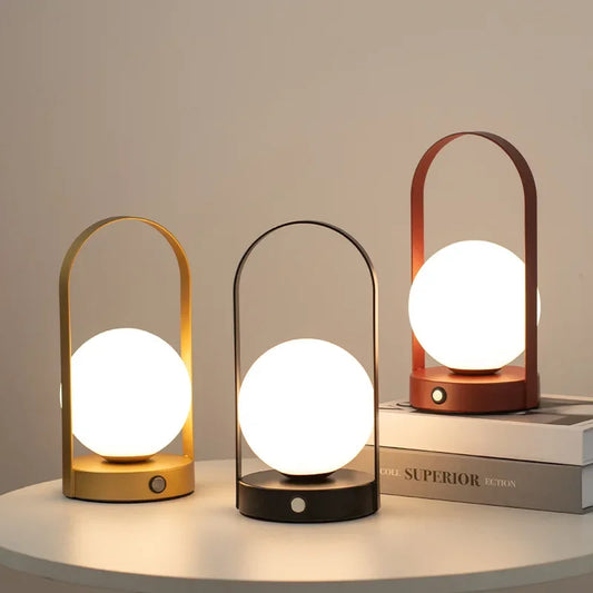Portable LED Table Lamp Outdoor – Stylish Rechargeable Waterproof Light