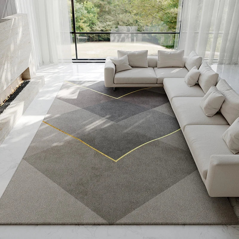 Soft Non-Slip Area Rug – High-Pile Cozy Carpet for Bedrooms and Living Rooms