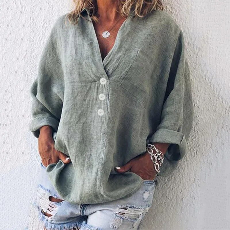 Boho Blouse Women – Ibiza-Style Lightweight Top for Summer