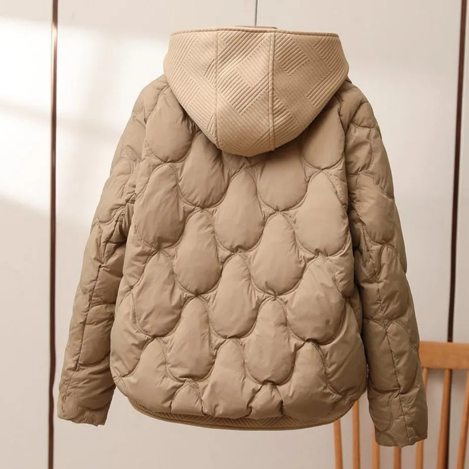 Puffer Jacket Women – Stylish Warm Winter Coat with Hood