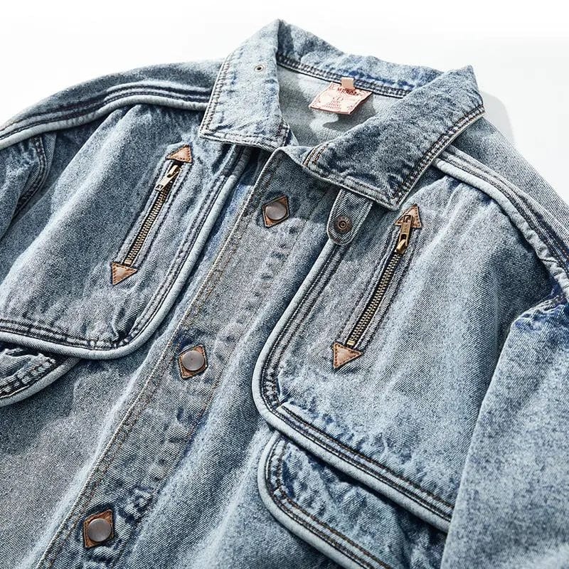 Denim Jacket for Men – Stylish Casual Outerwear with Classic Fit