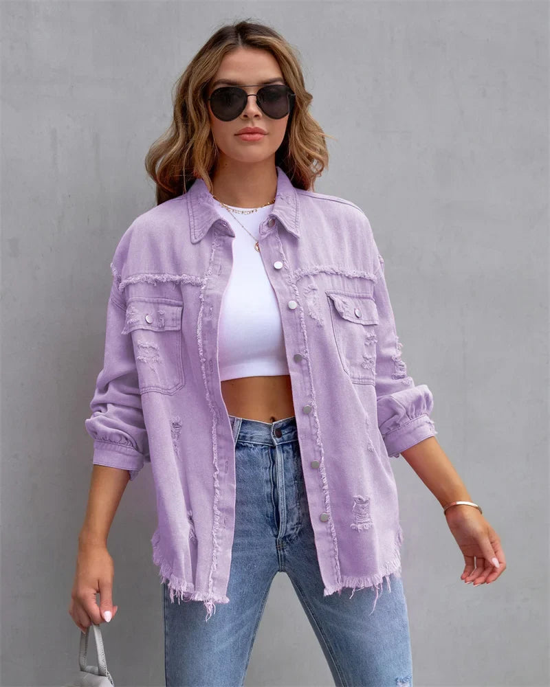 Denim Jacket Women – Stylish Casual Jean Jacket for Everyday Wear