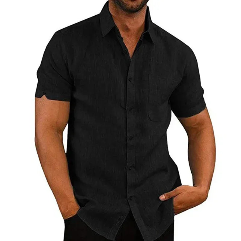 Casual Shirt for Men – Lightweight Cotton Button-Up with Stylish Fit