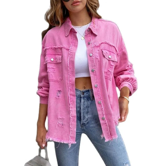 Denim Jacket Women – Stylish Casual Jean Jacket for Everyday Wear