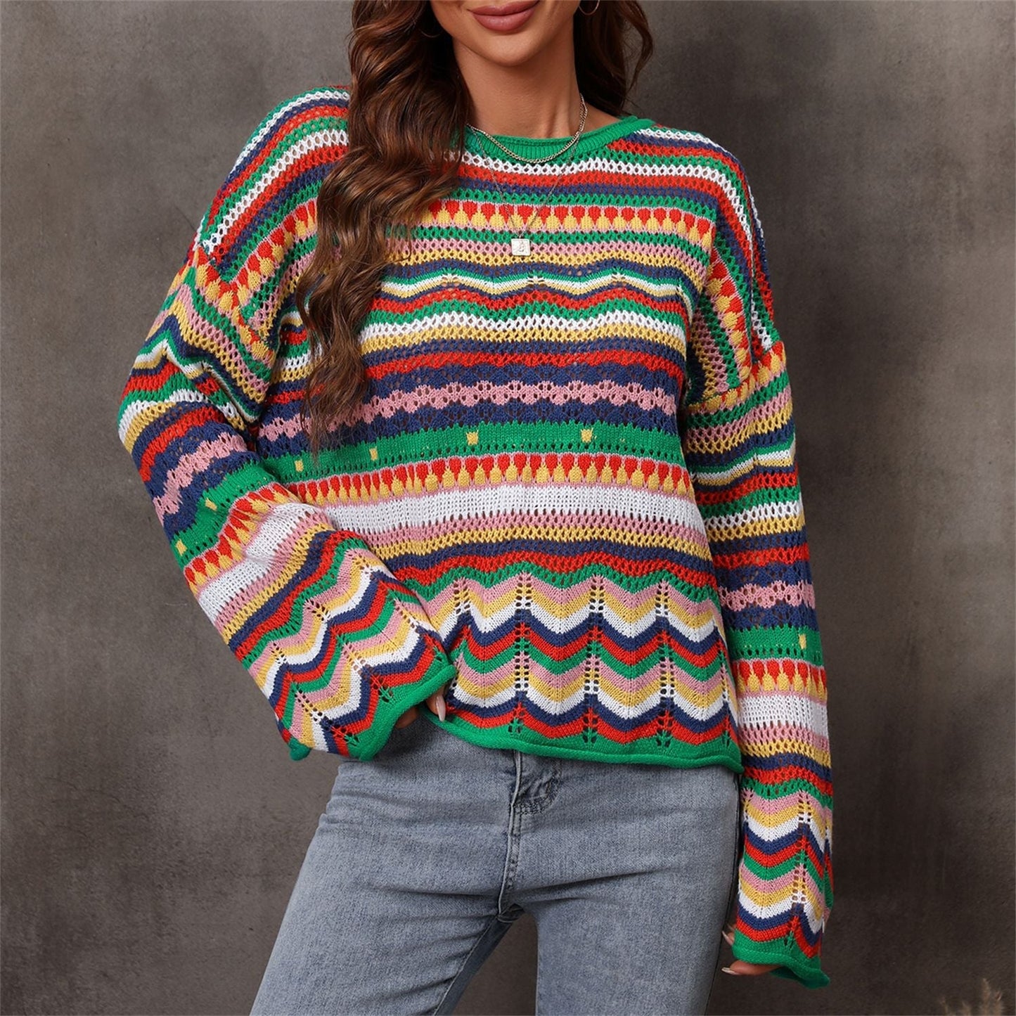 Pullover Sweater Women – Cozy Knit Top for Casual Wear