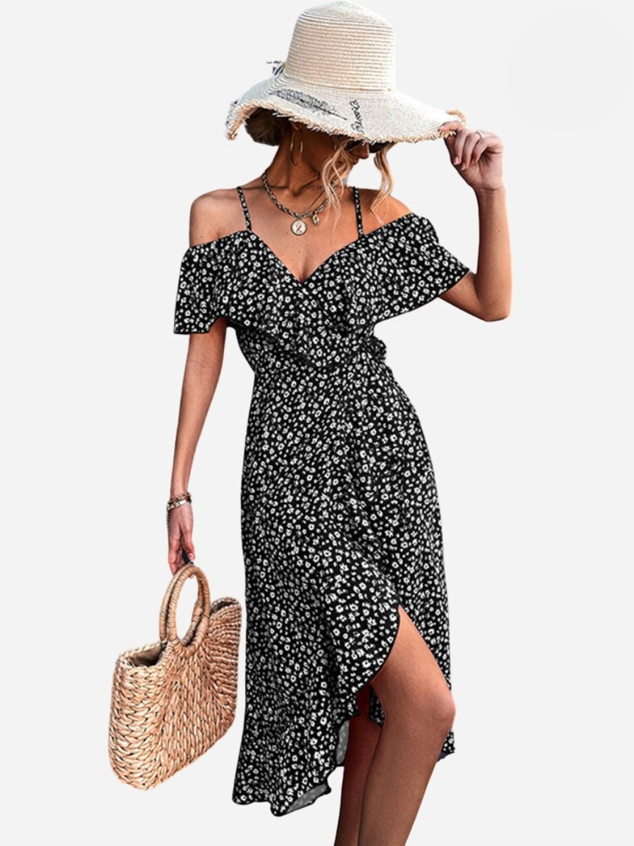 Floral Strappy Dress – Sexy Summer Outfit for Women