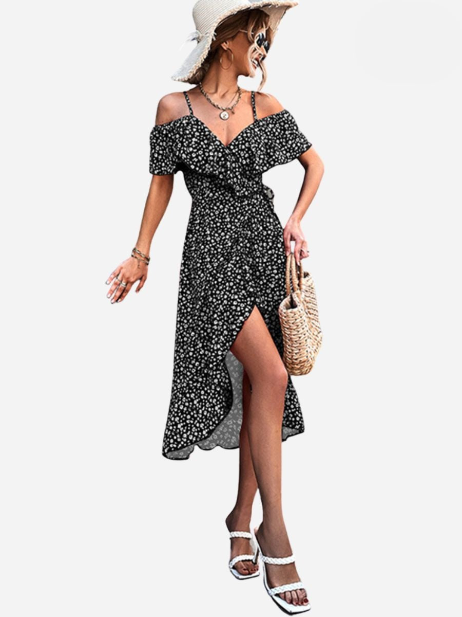 Floral Strappy Dress – Sexy Summer Outfit for Women