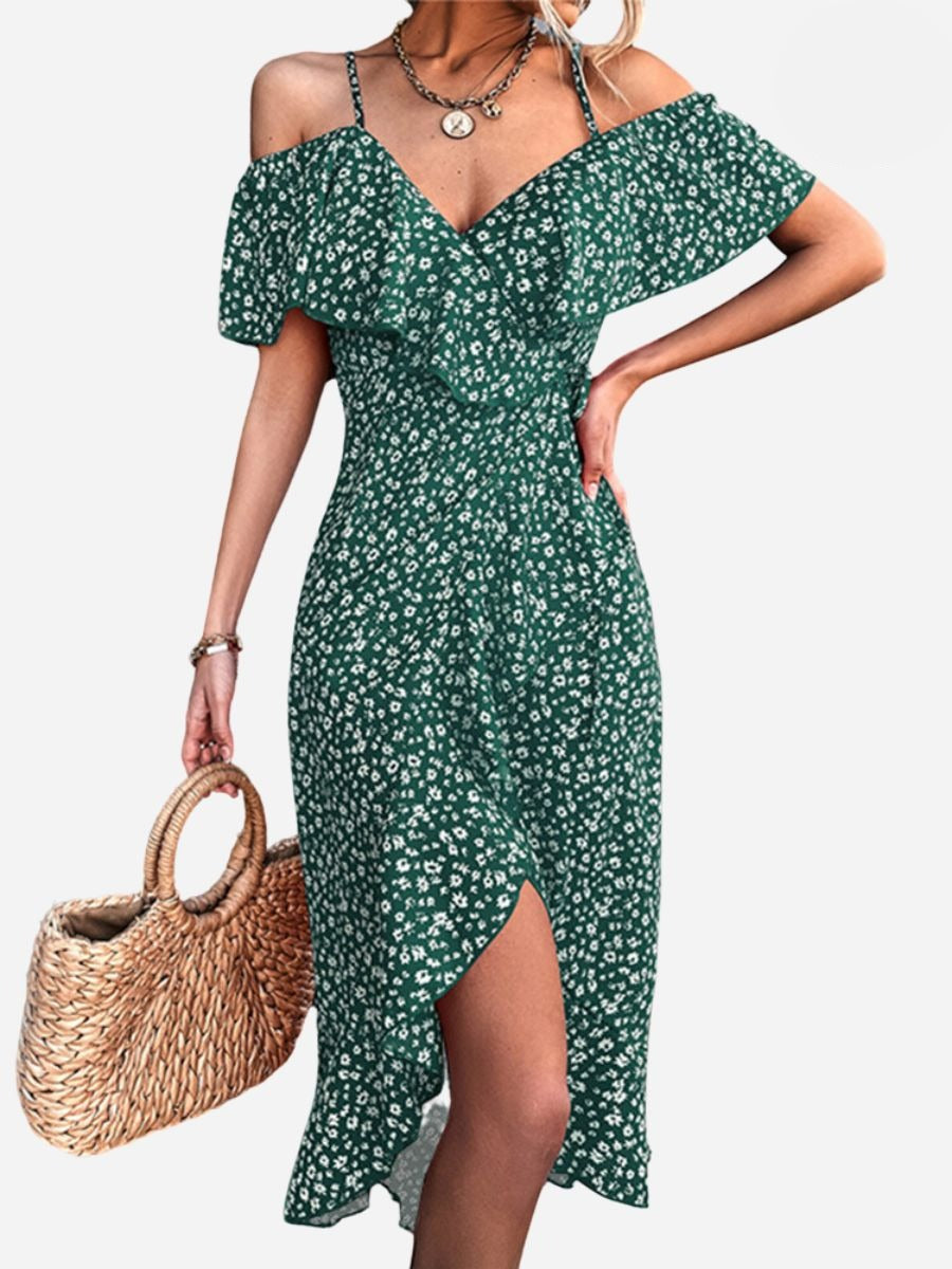 Floral Strappy Dress – Sexy Summer Outfit for Women