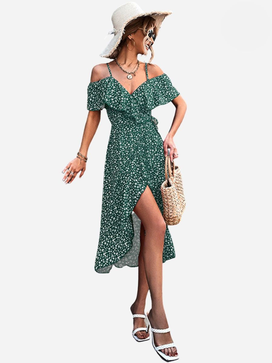 Floral Strappy Dress – Sexy Summer Outfit for Women